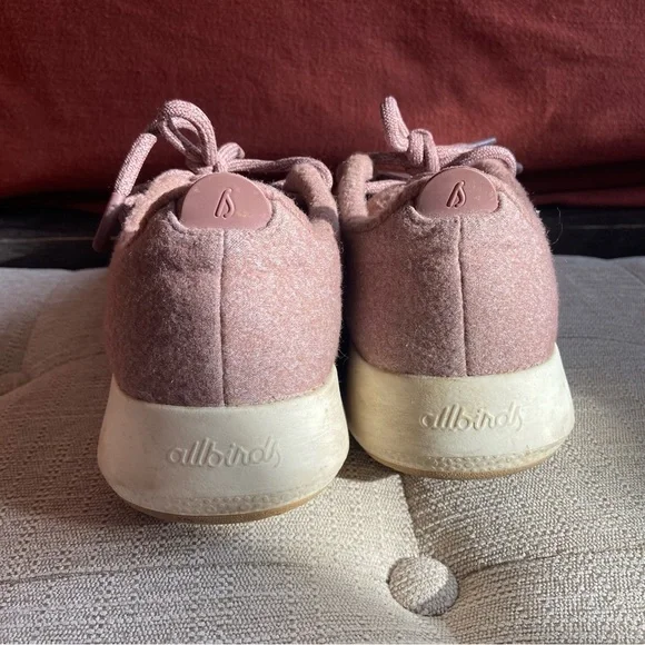 ALLBIRDS | Women's Size 8 Mauve Pink Merino Wool Runner Mizzles Sneakers Lace Up - Picture 5 of 5